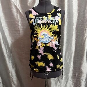 No Boundaries Black and Yellow Top